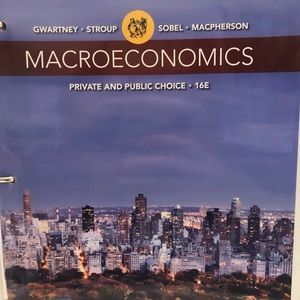 Macroeconomics private+public choice 16E textbook